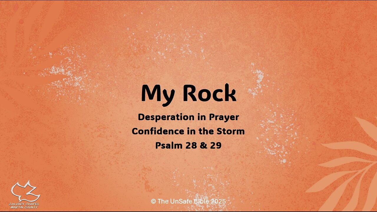 Psalm 28 & 29 My Rock
