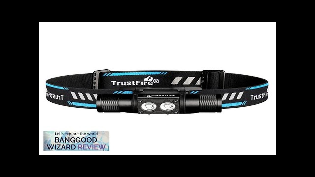 Trustfire H5R 600 Lumens Headlamp 150° Dual Lamp LED USB Rechargeable Headlights Review