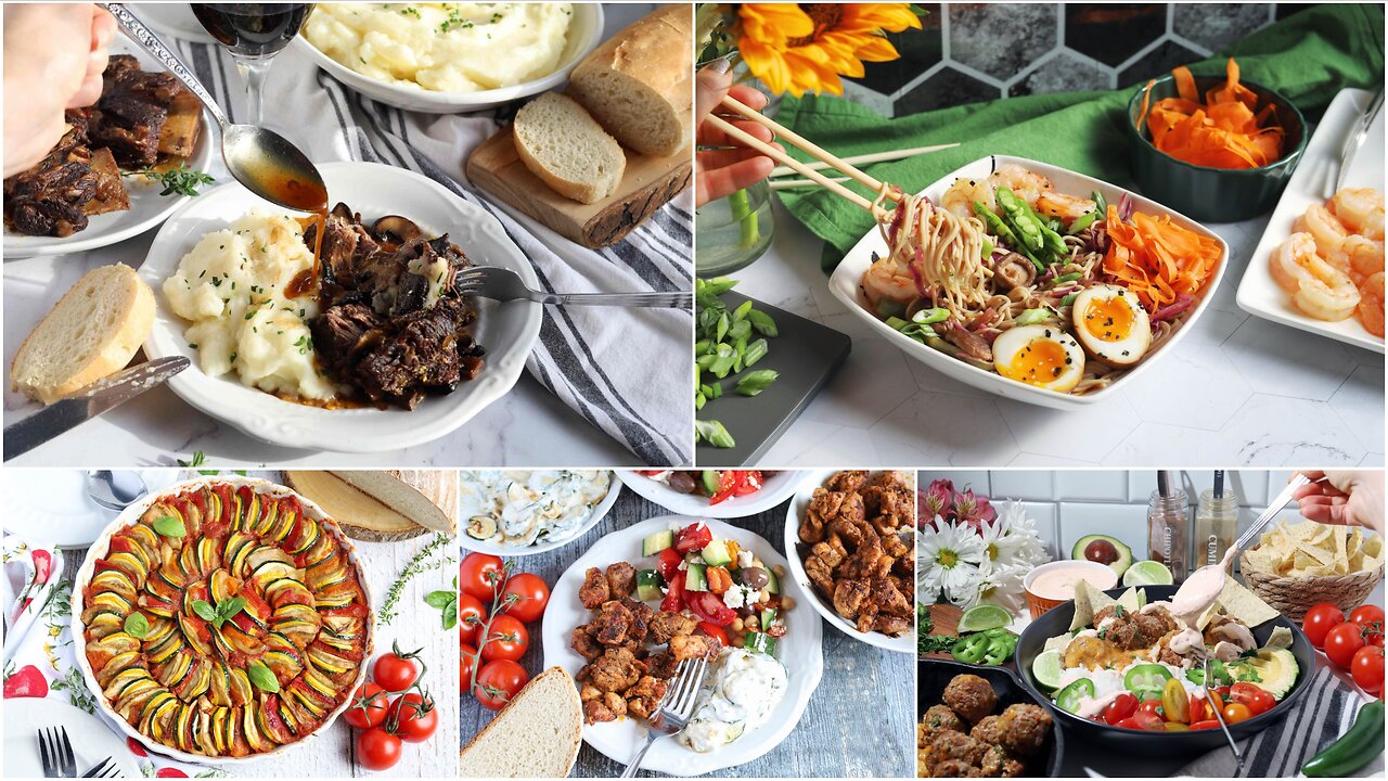 What’s for Dinner? 5 Delicious Recipes in One Video