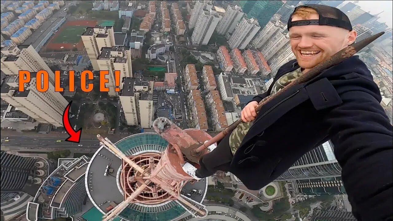 CLIMBING SKETCHY SPIRE IN CHINA!!