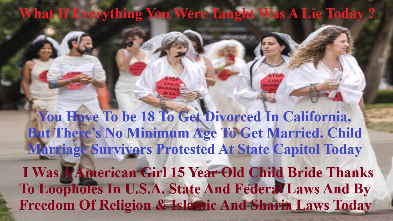 I Was An American 15 Year Old Child Bride Thanks To Loopholes In State And Federal Laws
