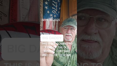 This Is All Coming To An End Of The Old System, Stay Safe And Close To Home