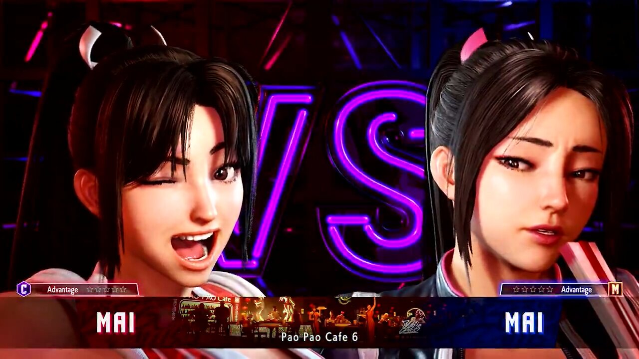 Mai Shiranui intro and faces (SF6)