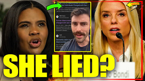 Candace Owens Drops BAD NEWS About the Epstein Files - Did Pam Bondi Lie To Donald Trump?