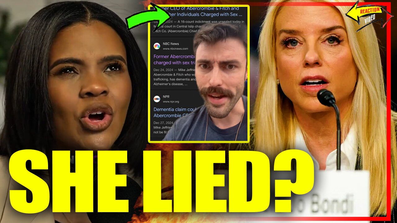 Candace Owens Drops BAD NEWS About the Epstein Files - Did Pam Bondi Lie To Donald Trump?