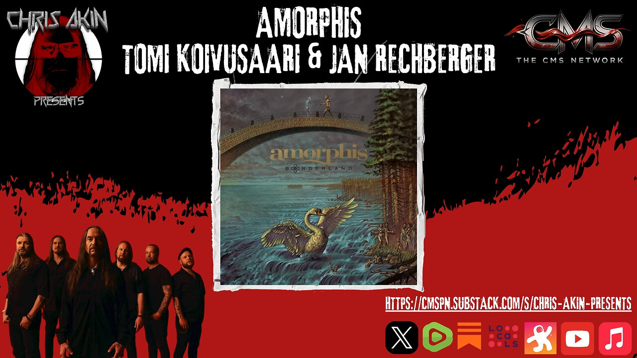 Amorphis' Tomi Koivusaari & Jan Rechberger: "BORDERLAND," Evolution & Environmental Themes (VIP)