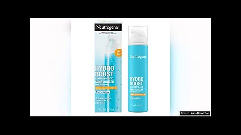 Neutrogena Hydro Boost Hyaluronic Acid Facial Moisturizer with Broad Spectrum SPF 50 Review