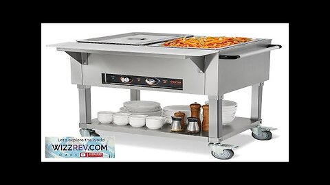 VEVOR 2-Pan Commercial Food Warmer 2 x 20.6QT Electric Steam Table 1000W Review