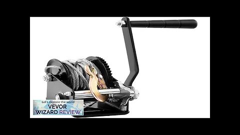 VEVOR Hand Winch 800 lbs Pulling Capacity Boat Trailer Winch Heavy Duty Review