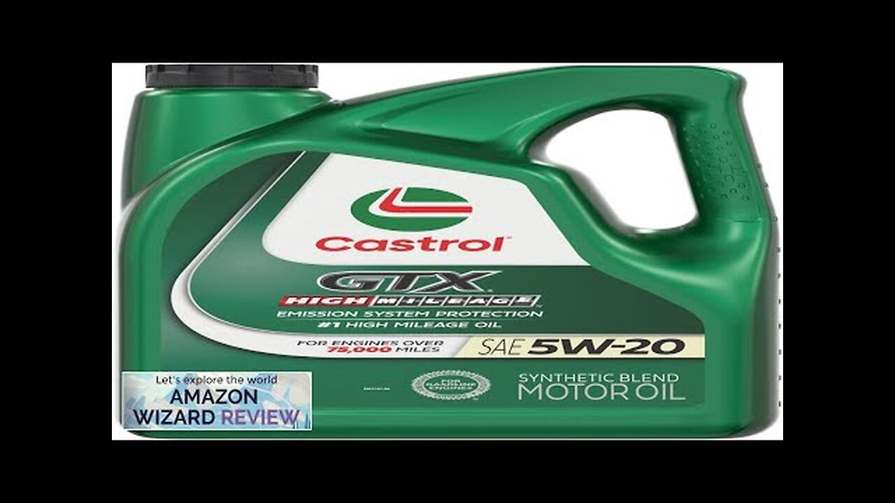 Castrol GTX High Mileage 5W-20 Synthetic Blend Motor Oil 5 Quarts Review