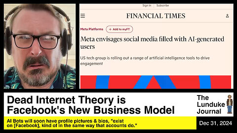 Dead Internet Theory is Facebook's New Business Model