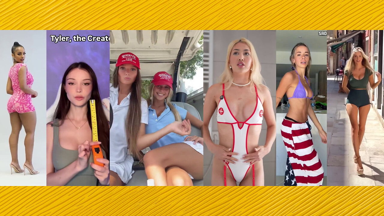 Babes compilation 15 - Big bank tiktok challenge ❤️‍ClipchampGirls 2025