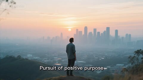 Pursuit of positive purpose