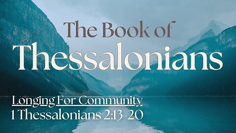 Longing For Community