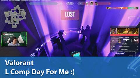 L Comp Day For Me :( | Competitive 0W-4L | Valorant