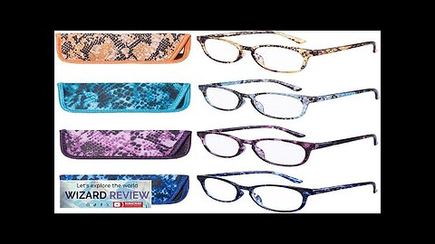 EYEGUARD Reading Glasses 4 Pack Quality Fashion Colorful Readers for Women Review