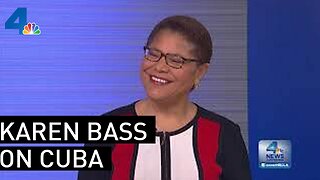 Karen Bass 2016 Interview on Cuba: 'We should make friends with them' | NBCLA