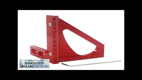 Line Ruler Woodworking Measuring Ruler Triangle Square Angle Measuring Tool Precision Review