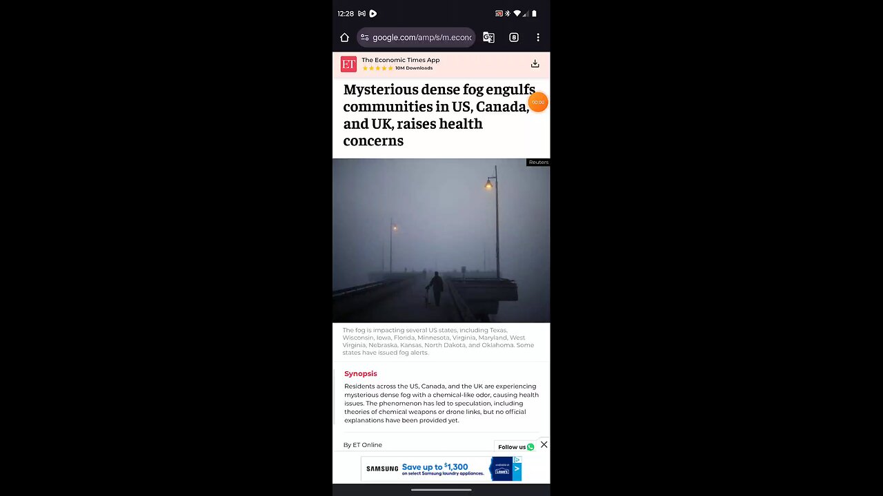 The strange fog around the world