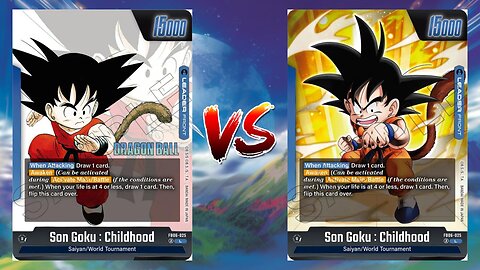 Dragonball Fusion World Son Goku Childhood Mirror Match!!