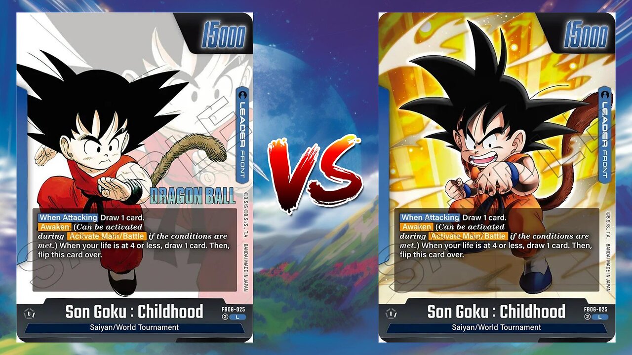 Dragonball Fusion World Son Goku Childhood Mirror Match!!
