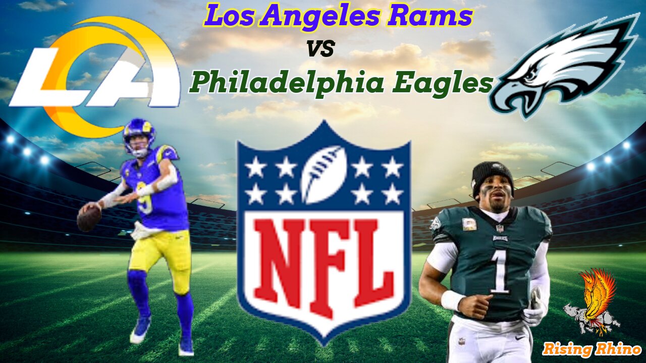 Los Angeles Rams Vs Philadelphia Eagles NFL Divisional Round LIVE Watch Party and Play by Play