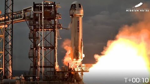 Blastoff! Blue Origin launches NS-36 crew to suborbital space, nails landings