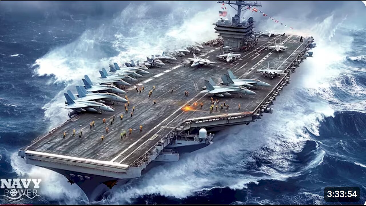 US Aircraft Carrier INVINCIBLE Breaking All the Rules of GRAVITY and the SEA!