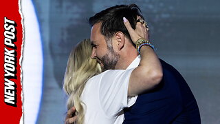 Erika Kirk jokes about hug where she touched JD Vance's head