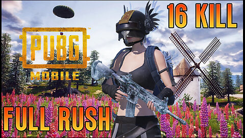 16 KILL GAME LIVIK UNBEATABLE - FULL RUSH IN PUBG MOBILE - AERO GAMING