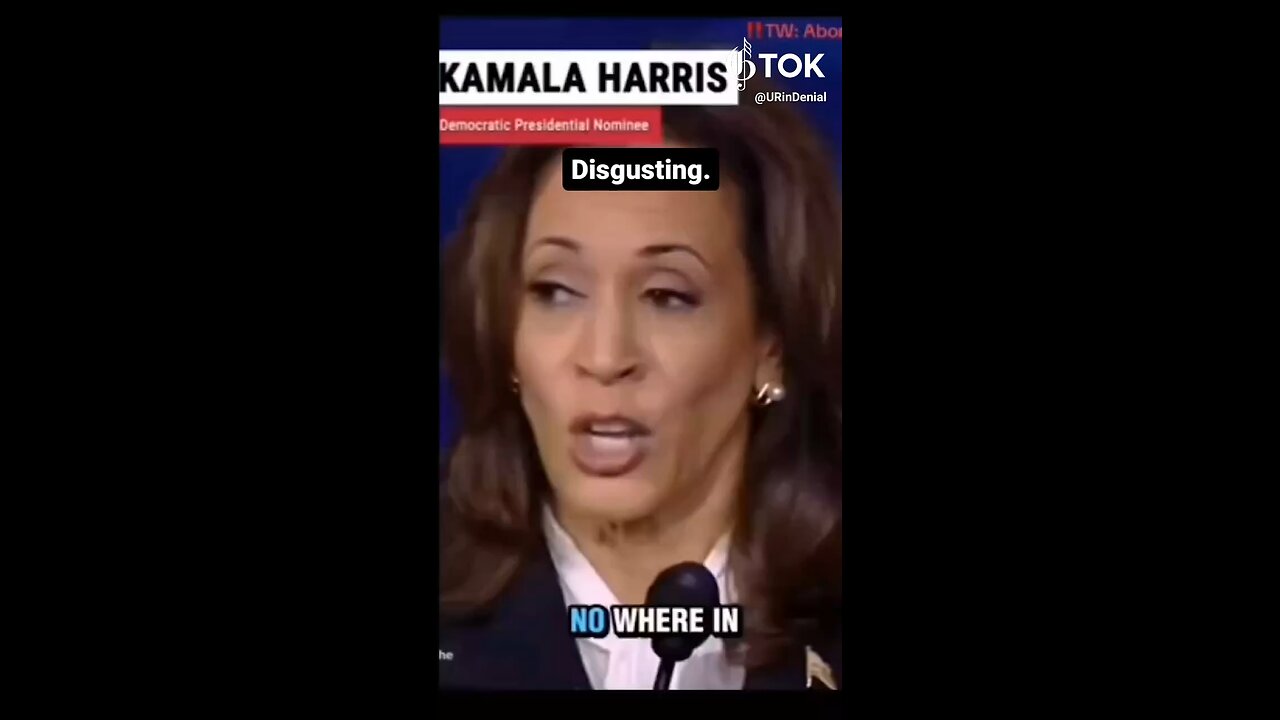 Kamala Harris lies about people getting abortions at full term