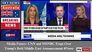 Media Frenzy: CNN and MSNBC Erupt Over Trump’s Bold Middle East Announcement #News