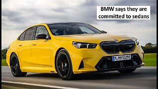 BMW committed to sedans