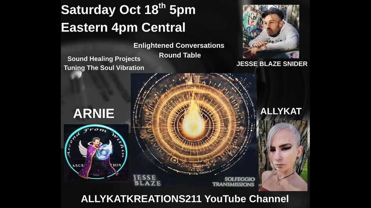 Enlightened Conversations the Spiritual Madness with Jessie, Arnie, and AllyKat.