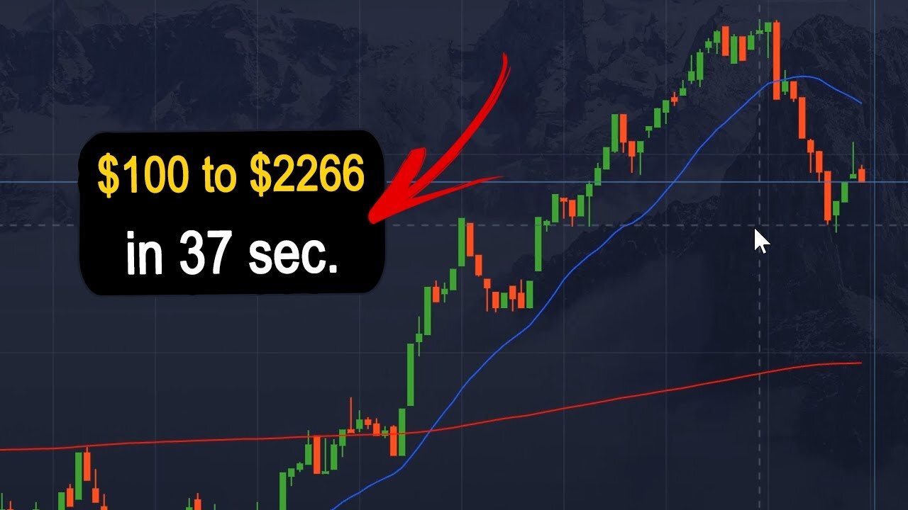 $100 to $2266 in 37 seconds!