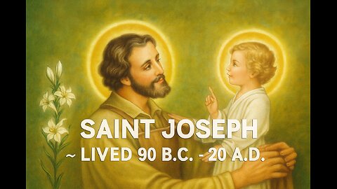 Saint Joseph, the Worker, the Beloved Spouse of Mary, and Foster Father of the Lord
