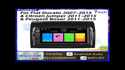 7 Inch 2 Din Android Car Radio for FIAT Ducato 2007 Review