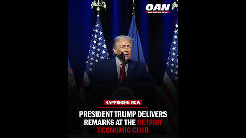 🔁President Trump Delivers Remarks to the Detroit Economic Club