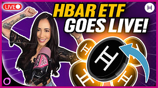 IT'S OFFICIAL HBAR ETF GOES LIVE XRP ETF STILL PENDING