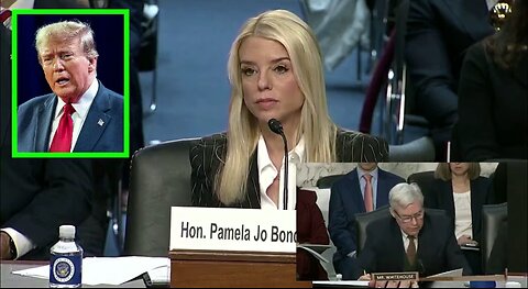 Pam Bondi DESTROYS Dem Senator by flipping the script