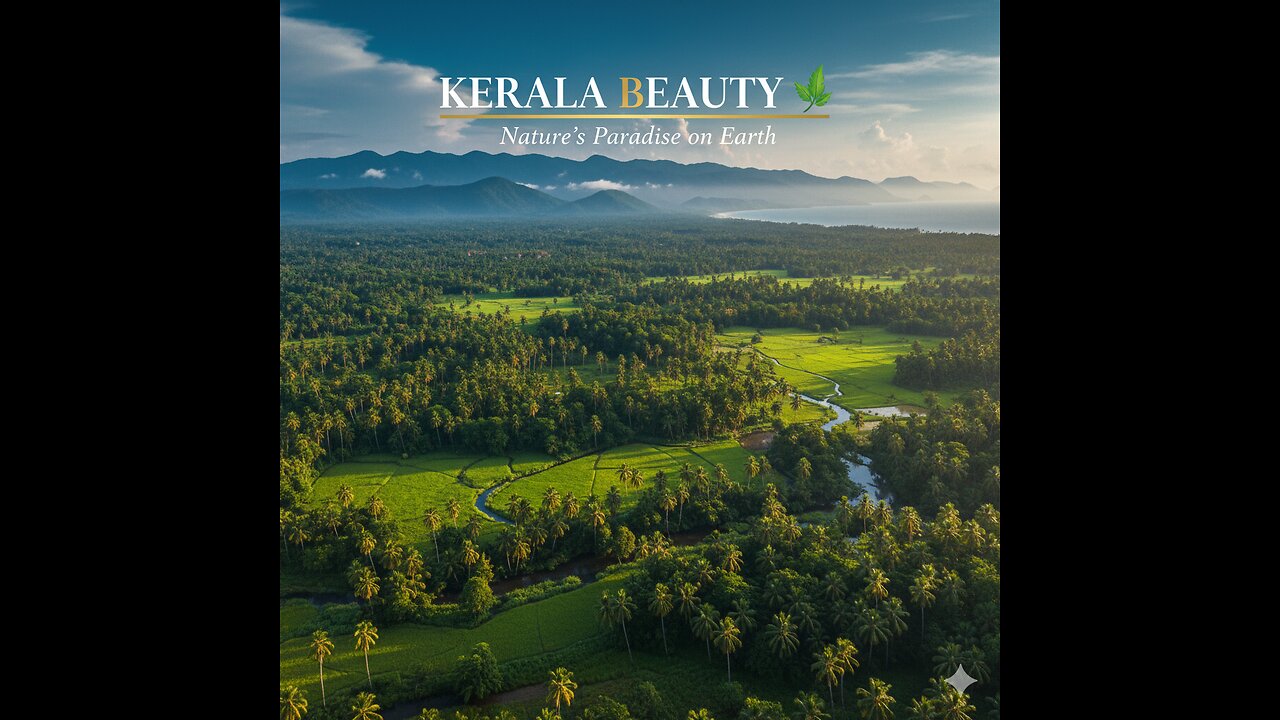 Kerala — God’s Own Country 🌿 | Beautiful Greenery, Palm Trees & Mountain Views