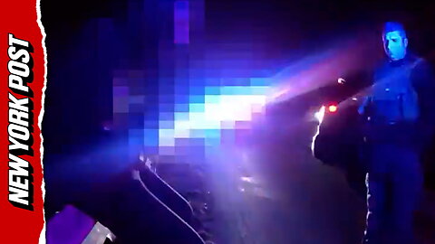 Watch: Insane Moment Vehicle Slams Into Police Car