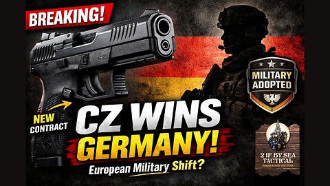 Firearm News: CZ Announces German Military Handgun Contract