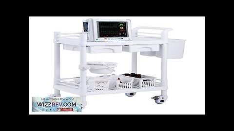 VEVOR 2 Tiers Lab Carts Mobile Medical Cart 2 Trays 2 Drawers Review