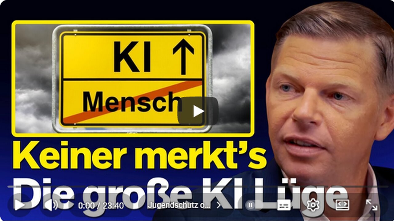 Die KI-Lüge: So entsteht das neue Überwachungssystem 💥 Tom Regenauer 17.10.025 Meet Your Mentor