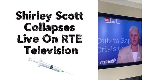 Shirley Scott Collapses Live On RTE Television.