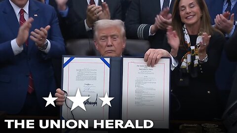 President Trump Signs the Government Funding Bill Into Law
