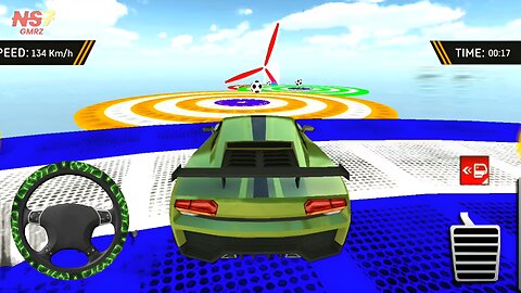 Colourful Cercles in Car Ramp - Car Stunts - Car Racing Games - Android Gameplay 🔥 - @NS7GMRZ