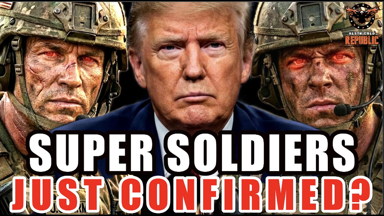 SHOCKING! Did The White House Just Confirm Super Soldiers Are Real?