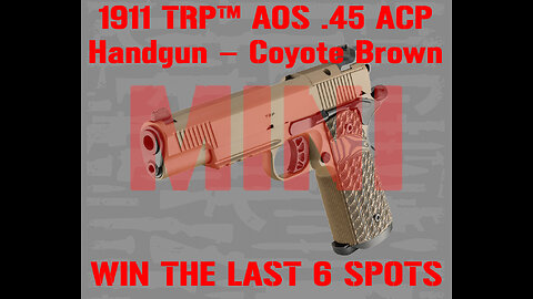 1911 TRP™ AOS .45 ACP Handgun MINI #4 FOR THE LAST 6 SPOTS IN THE MAIN WEBINAR